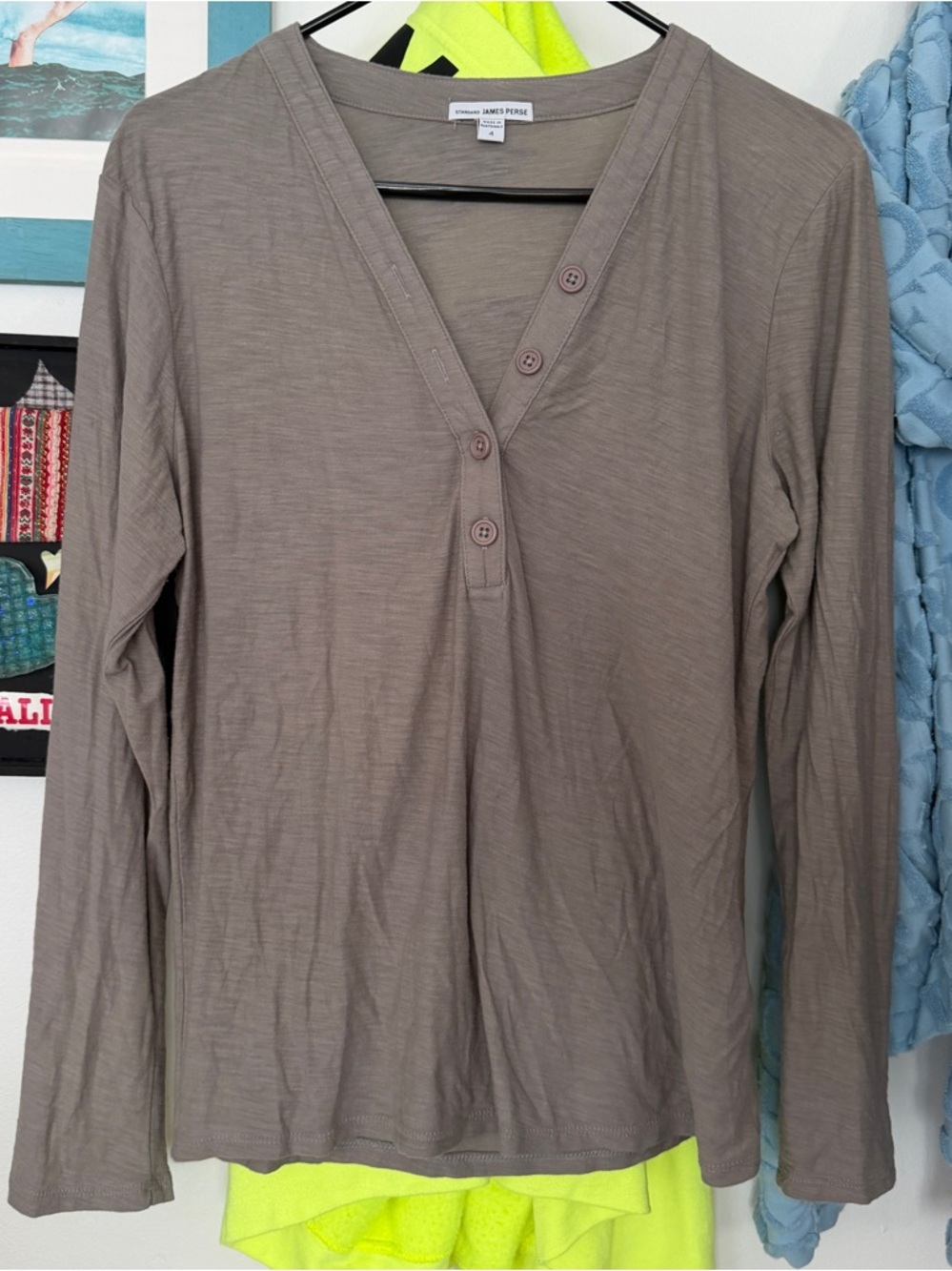 Long Sleeve Slub Jersey Henley
James Perse Standard x REVOLVE